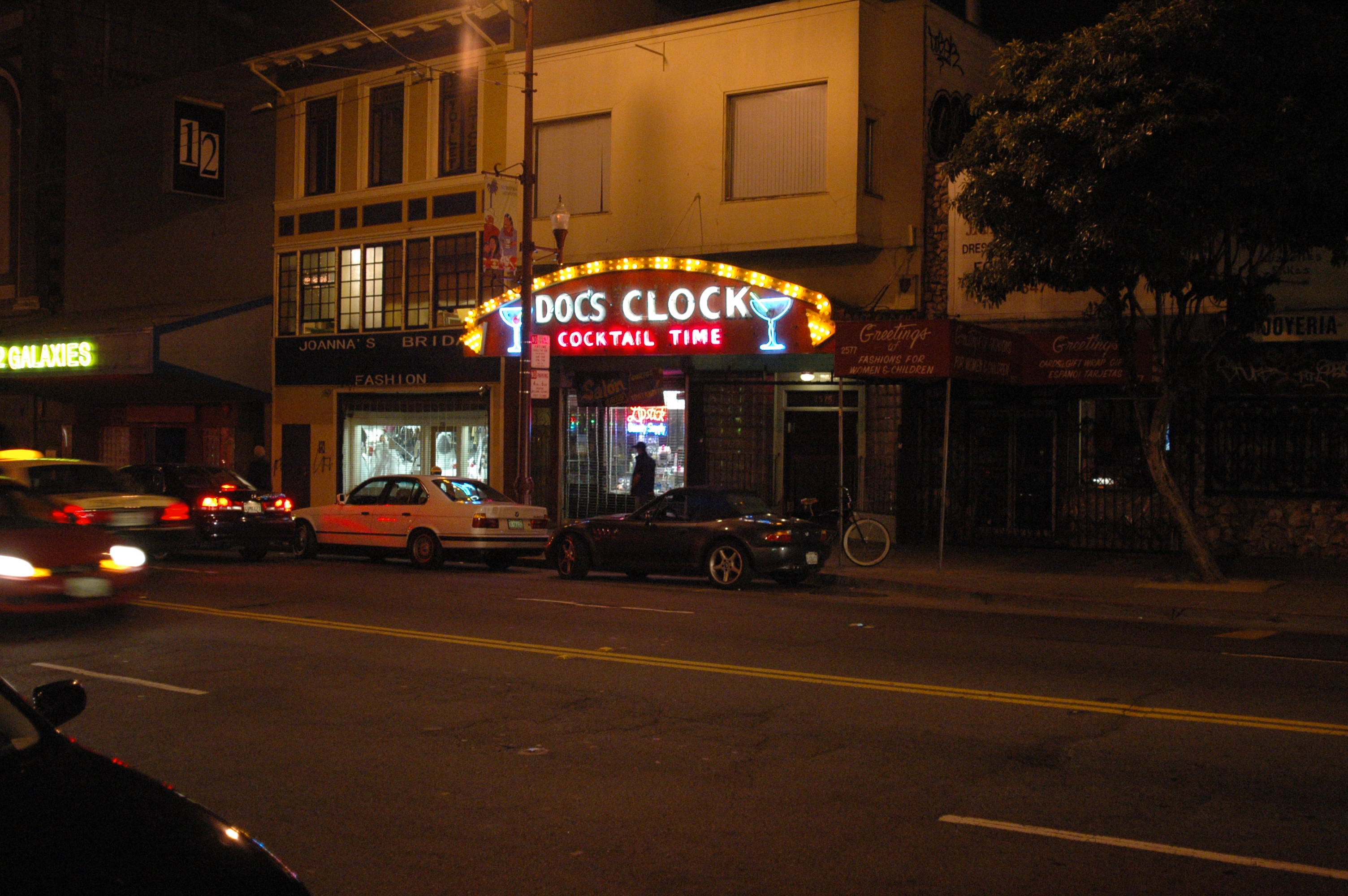 Doc&rsquo;s Clock Neon Sign