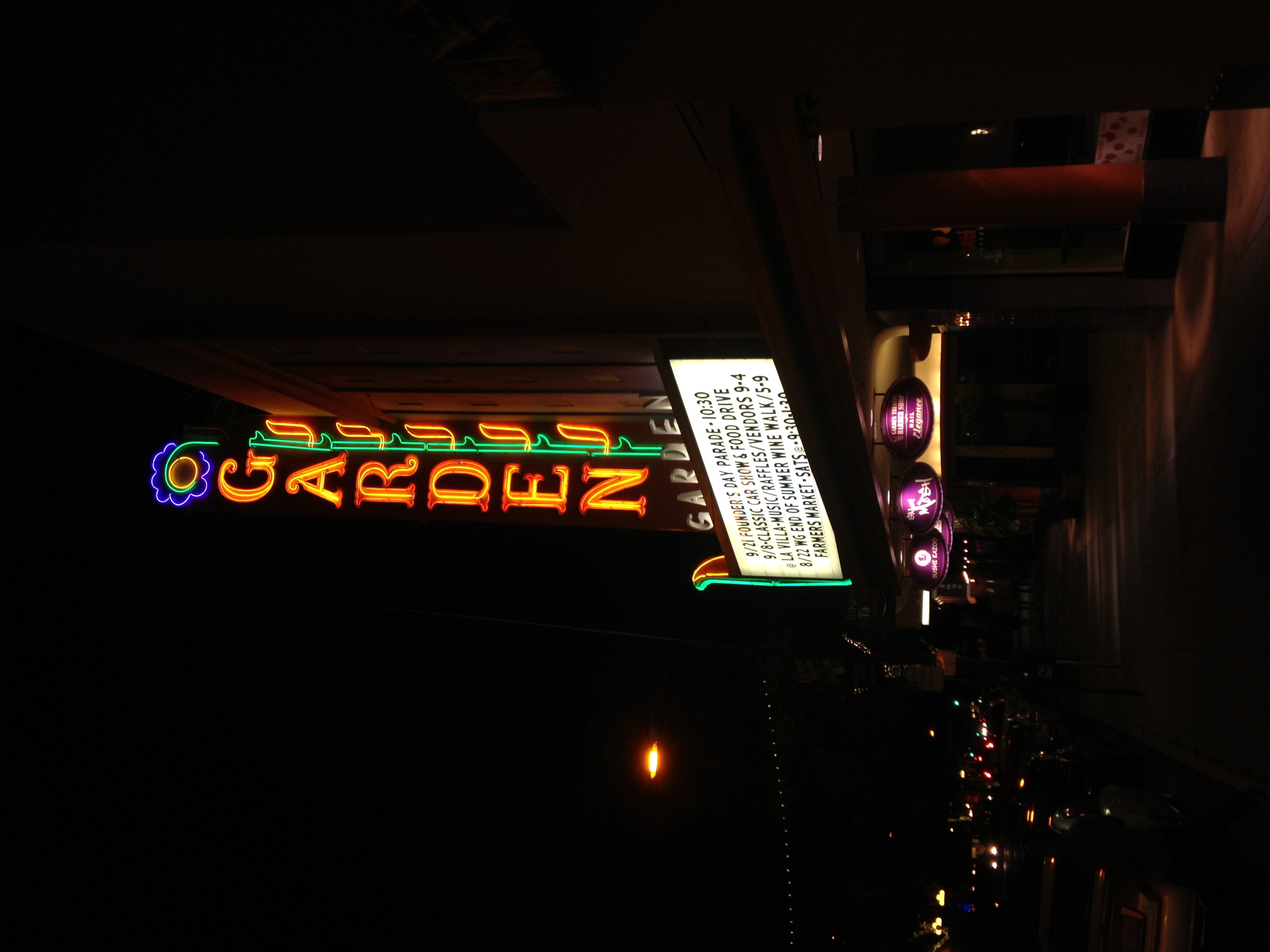 The historic Garden Theater in Willow Glen, San Jose