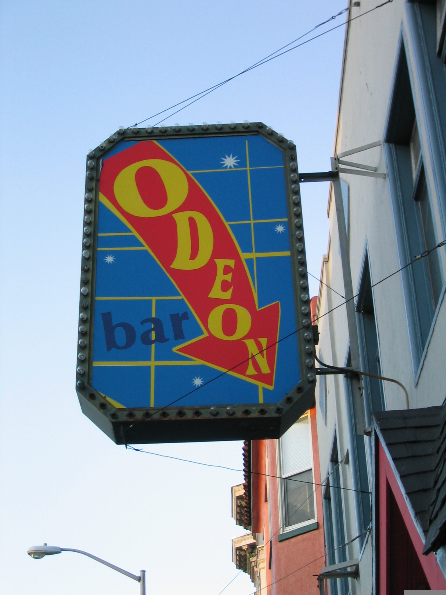 The Odeon Bar sign