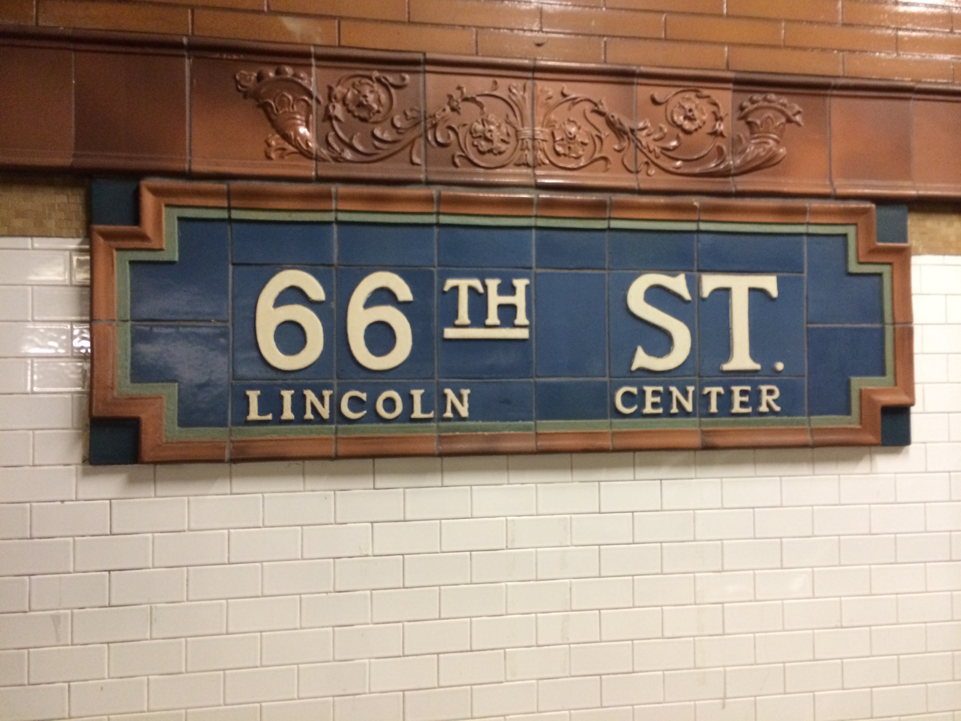 66th St-Lincoln Center subway station in New York City