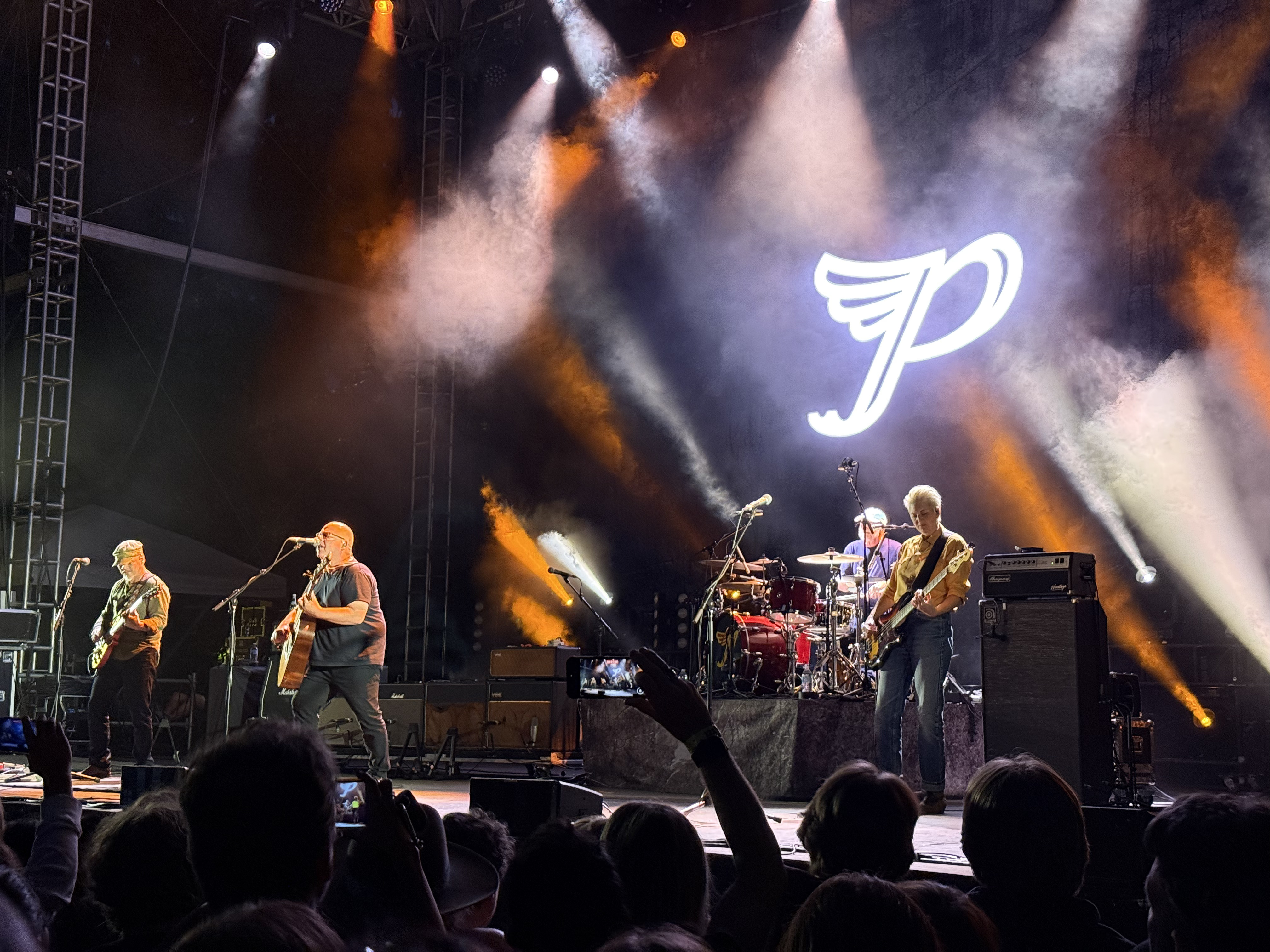 Pixies at Edgefield, first rows